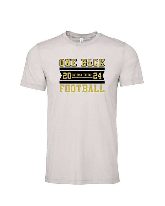 One Back Football Stamp - Tri-Blend Shirt
