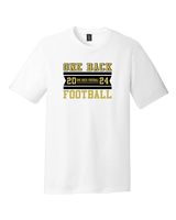 One Back Football Stamp - Tri-Blend Shirt