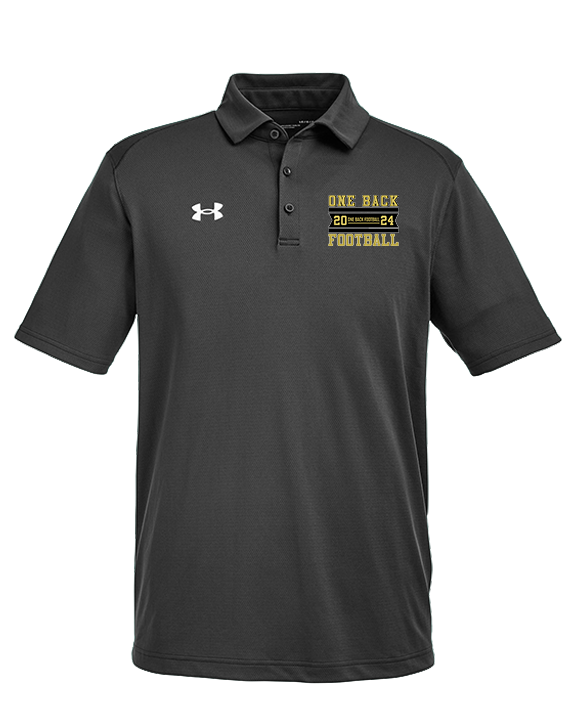 One Back Football Stamp - Under Armour Mens Tech Polo