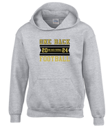 One Back Football Stamp - Unisex Hoodie