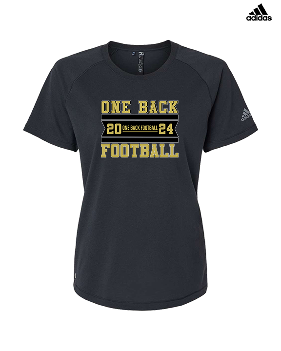 One Back Football Stamp - Womens Adidas Performance Shirt