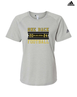 One Back Football Stamp - Womens Adidas Performance Shirt