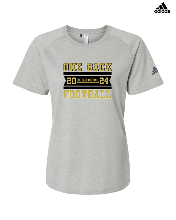 One Back Football Stamp - Womens Adidas Performance Shirt