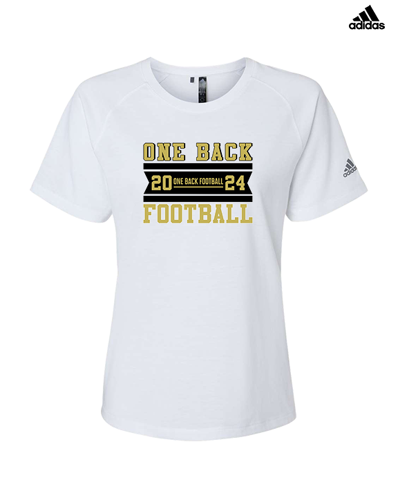 One Back Football Stamp - Womens Adidas Performance Shirt