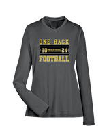 One Back Football Stamp - Womens Performance Longsleeve