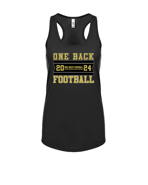 One Back Football Stamp - Womens Tank Top