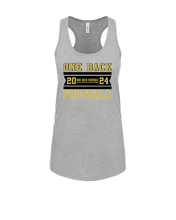 One Back Football Stamp - Womens Tank Top