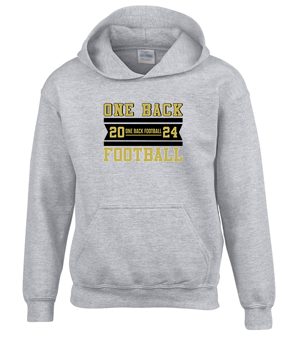 One Back Football Stamp - Youth Hoodie