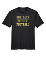 One Back Football Stamp - Youth Performance Shirt