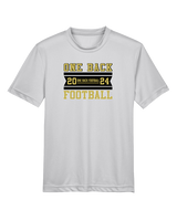 One Back Football Stamp - Youth Performance Shirt
