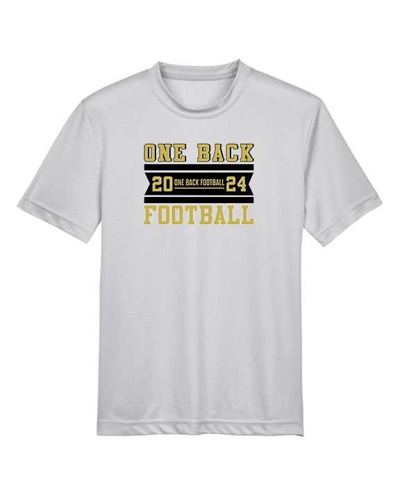 One Back Football Stamp - Youth Performance Shirt