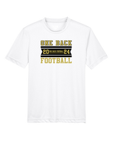 One Back Football Stamp - Youth Performance Shirt
