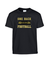 One Back Football Stamp - Youth Shirt