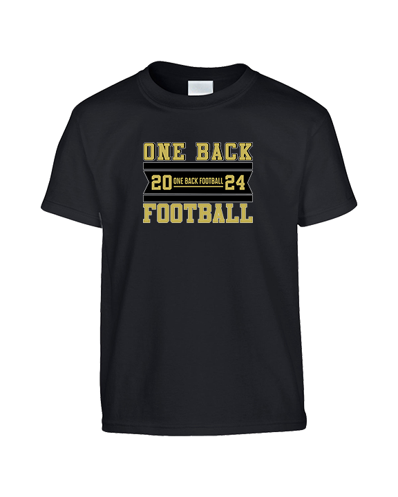 One Back Football Stamp - Youth Shirt