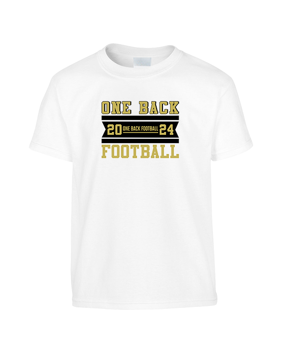 One Back Football Stamp - Youth Shirt