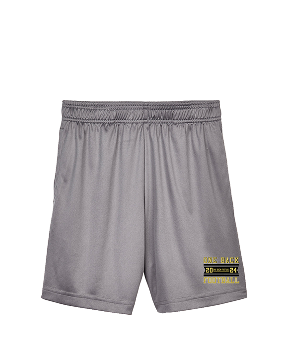 One Back Football Stamp - Youth Training Shorts