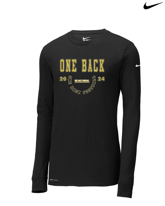 One Back Football Swoop - Mens Nike Longsleeve