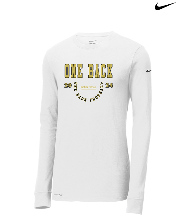 One Back Football Swoop - Mens Nike Longsleeve