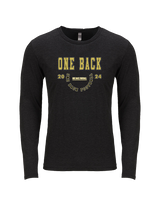 One Back Football Swoop - Tri-Blend Long Sleeve