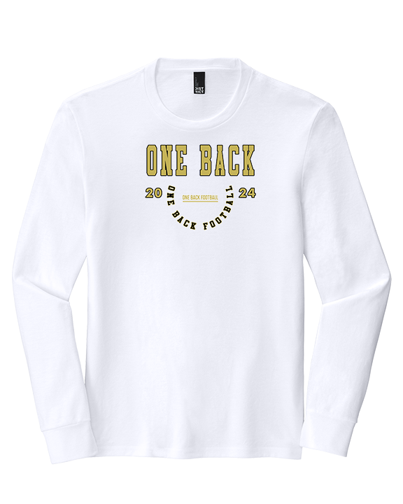 One Back Football Swoop - Tri-Blend Long Sleeve