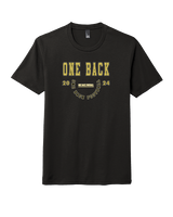 One Back Football Swoop - Tri-Blend Shirt