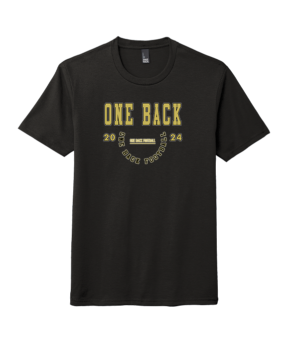 One Back Football Swoop - Tri-Blend Shirt