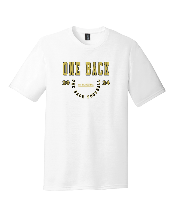One Back Football Swoop - Tri-Blend Shirt