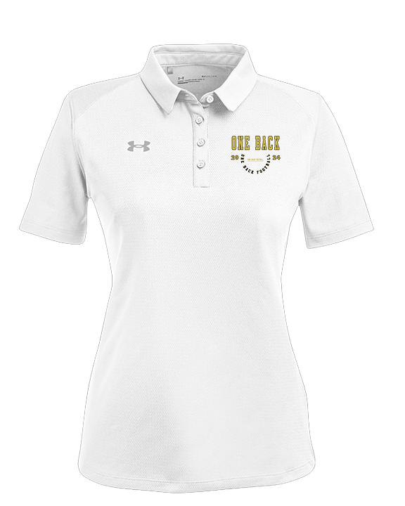 One Back Football Swoop - Under Armour Ladies Tech Polo