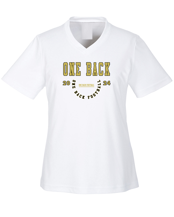 One Back Football Swoop - Womens Performance Shirt