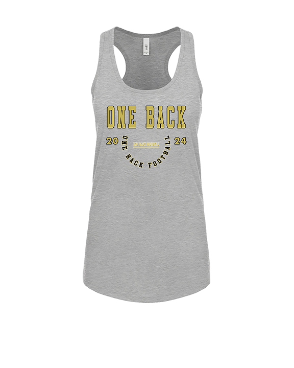 One Back Football Swoop - Womens Tank Top