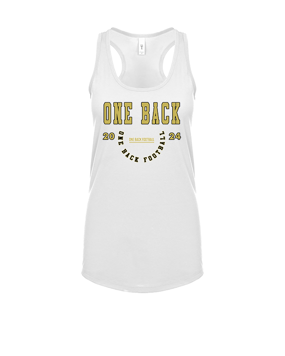 One Back Football Swoop - Womens Tank Top