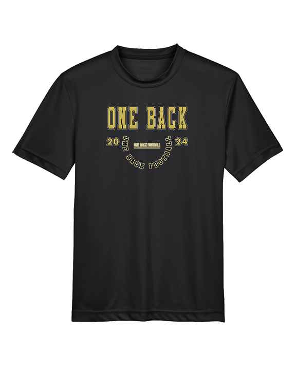 One Back Football Swoop - Youth Performance Shirt