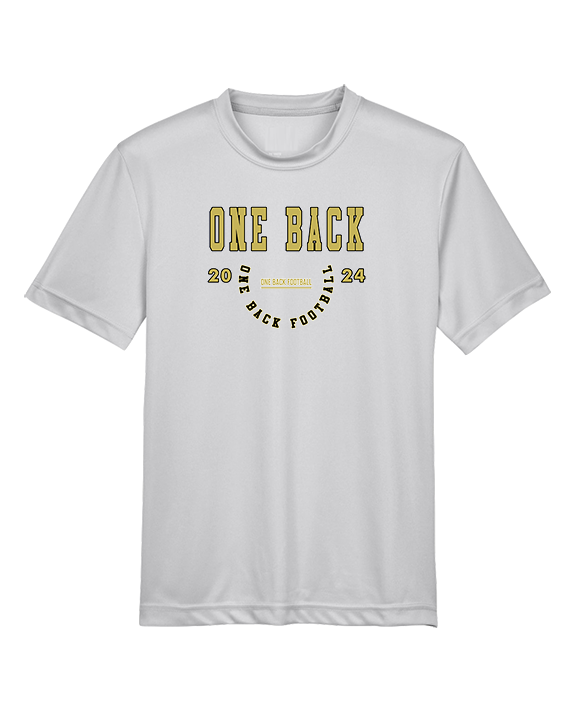 One Back Football Swoop - Youth Performance Shirt