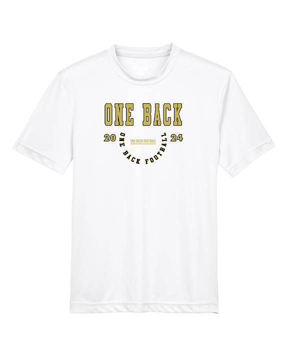 One Back Football Swoop - Youth Performance Shirt