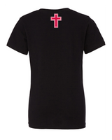Orange Lutheran HS Softball Double Shield Logo - Youth T-Shirt