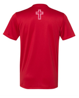 Orange Lutheran HS Softball Double Main Logo - Adidas Men's Performance Shirt