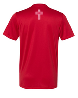 Orange Lutheran HS Softball Double Shield - Adidas Men's Performance Shirt