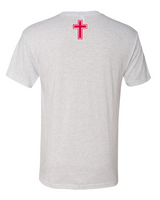 Orange Lutheran HS Softball Double Shield - Mens Tri Blend Shirt