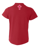 Orange Lutheran HS Softball Double Shield - Youth Performance T-Shirt