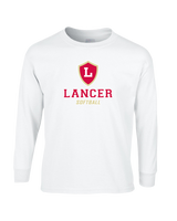 Orange Lutheran HS Softball Main Logo - Mens Basic Cotton Long Sleeve
