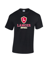 Orange Lutheran HS Softball Double Main Logo - Cotton T-Shirt