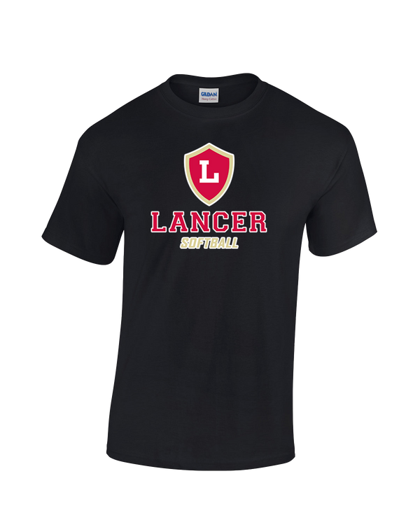 Orange Lutheran HS Softball Double Main Logo - Cotton T-Shirt