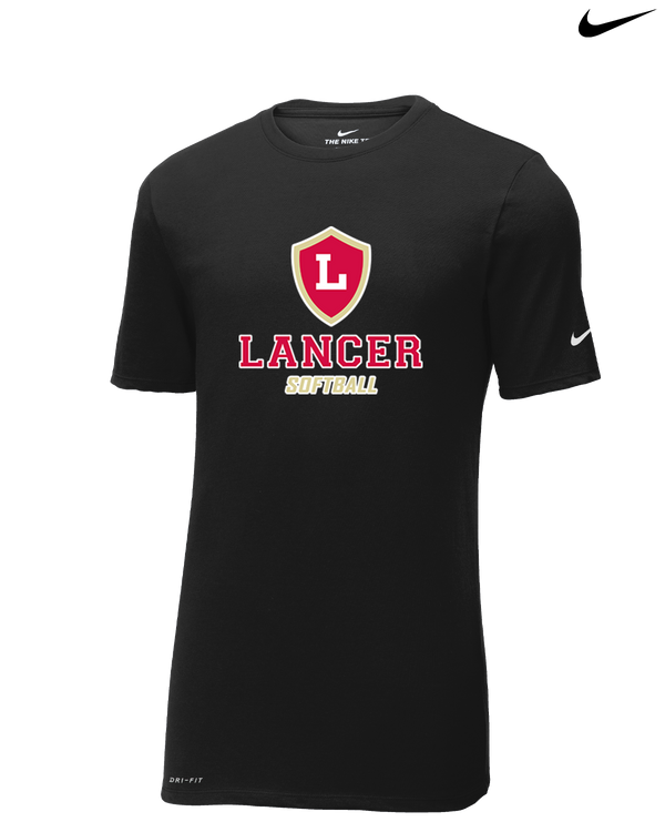 Orange Lutheran HS Softball Double Main Logo - Nike Cotton Poly Dri-Fit