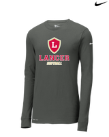 Orange Lutheran HS Softball Main Logo - Nike Dri-Fit Poly Long Sleeve