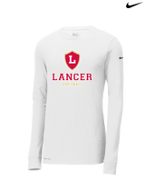 Orange Lutheran HS Softball Main Logo - Nike Dri-Fit Poly Long Sleeve