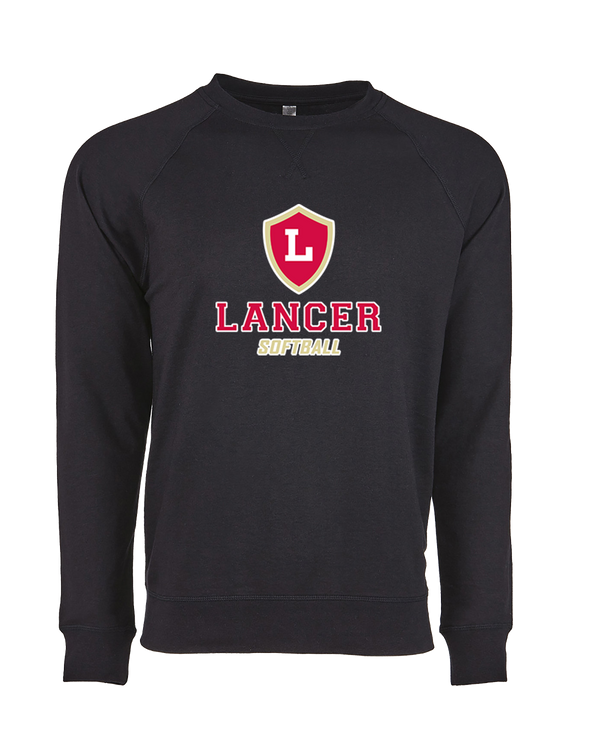 Orange Lutheran HS Softball Main Logo - Crewneck Sweatshirt