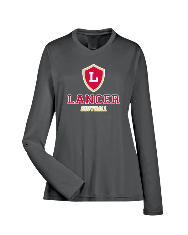 Orange Lutheran HS Softball Main Logo - Womens Performance Long Sleeve