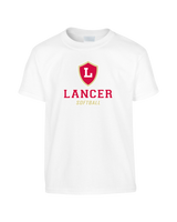Orange Lutheran HS Softball Double Main Logo - Youth T-Shirt