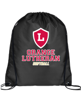 Orange Lutheran HS Softball Shield - Drawstring Bag