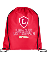 Orange Lutheran HS Softball Shield - Drawstring Bag